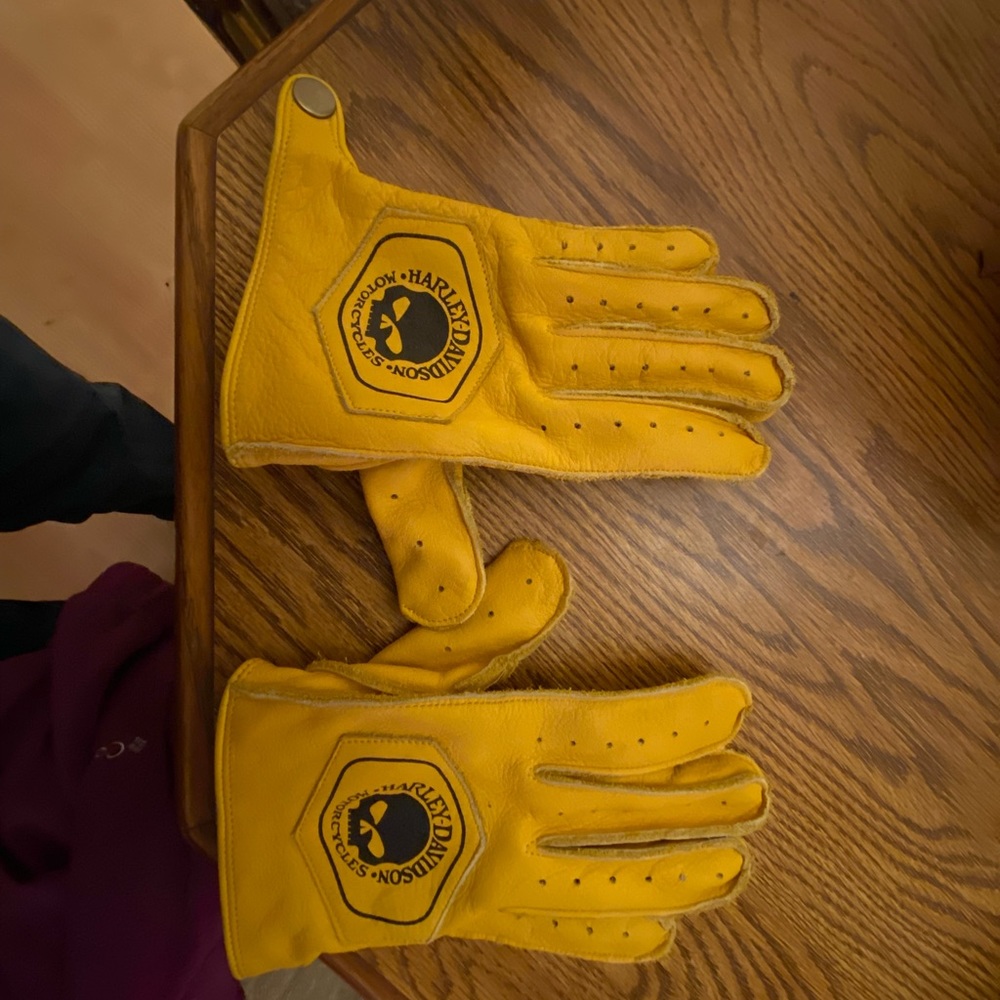 Willie G Harley Davidson gloves. Size Large